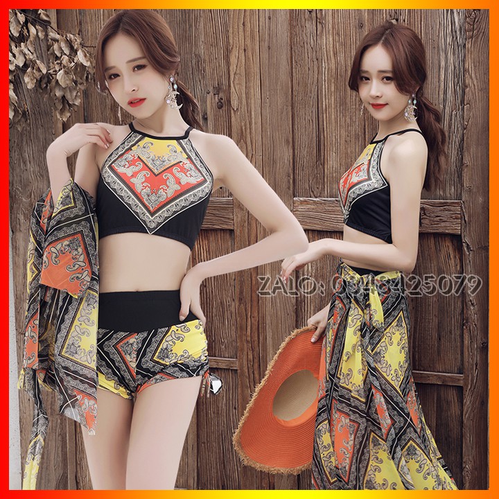 [Mã WARN20 giảm 20k đơn 150k] Đồ bơi nữ 🌈FREESHIP🌈 GIẢM 10K nhập mã [ VAYDEP10K] Set 3 món | BigBuy360 - bigbuy360.vn