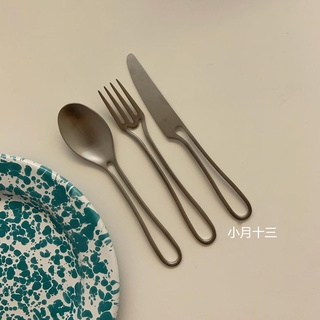 Bộ 3 món dao nĩa rỗng bằng thép không gỉ -HyHy Home Decor