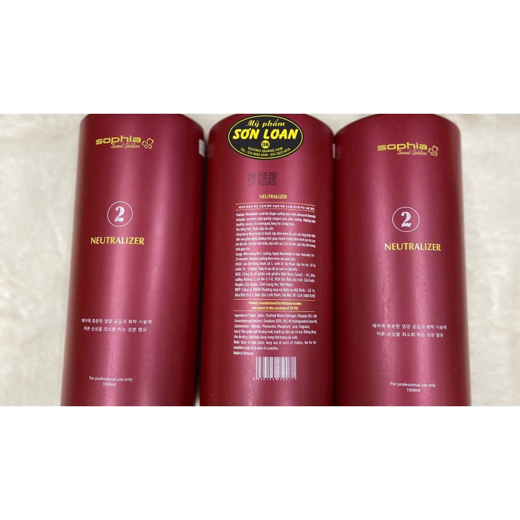 Dập uốn số 2 đa năng Sophia 1000ml-chính hãng 100%
