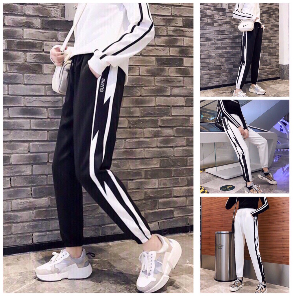 [Freeship] Quần Jogger Thun Ngoại Xịn Bó Ống Phong Cách Thể Thao