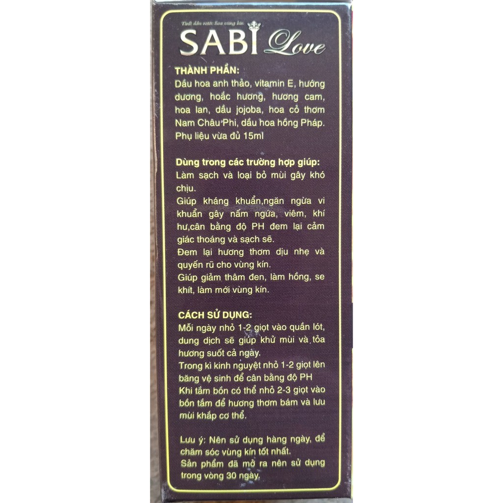 Nước Hoa Vùng Kín- Nước Hoa Sabi - Sạch khỏe- Trẻ Hồng- Se Khít | BigBuy360 - bigbuy360.vn