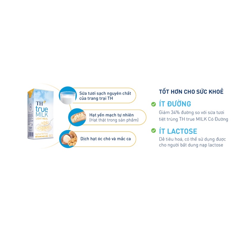 TH true MILK LIGHT MEAL 180ml