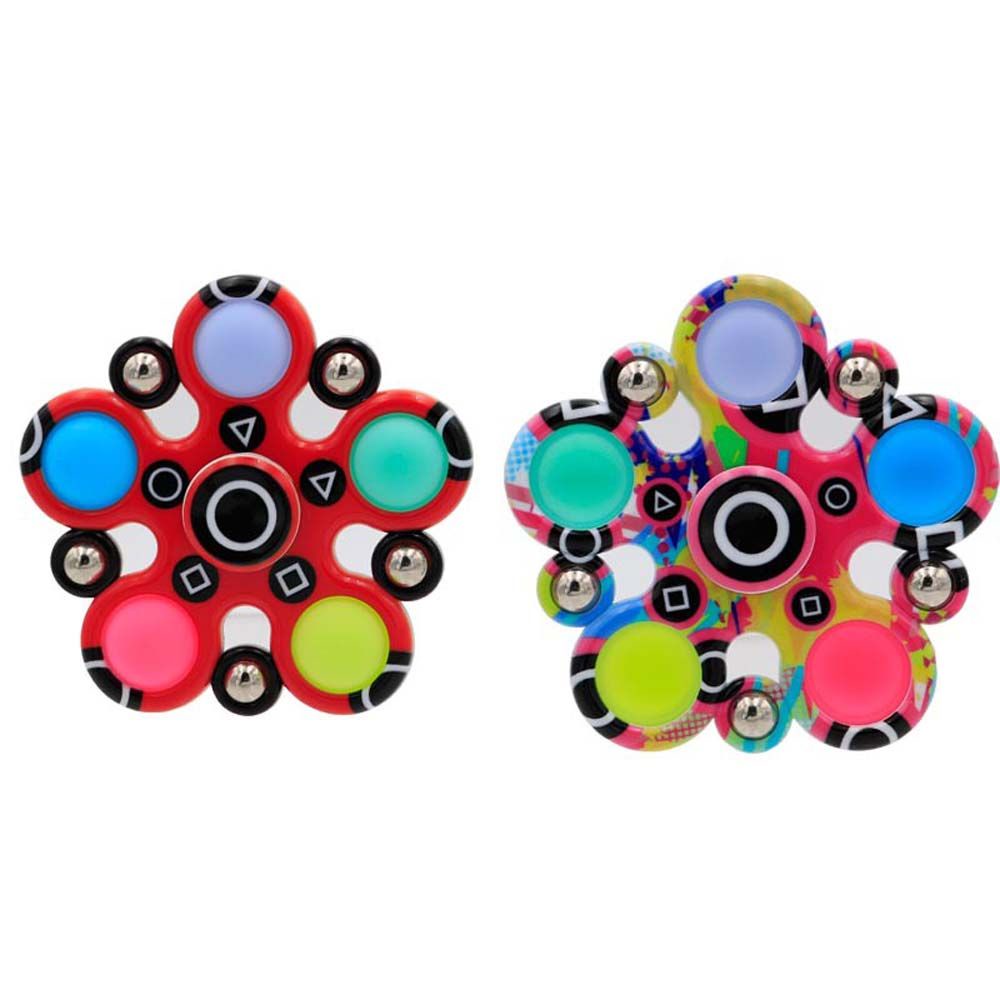 Con quay đồ chơi Fidget Spinner hình mực giúp giảm stress cho người lớn/trẻ em