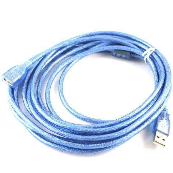 Dây cáp USB nối dài 5m xanh