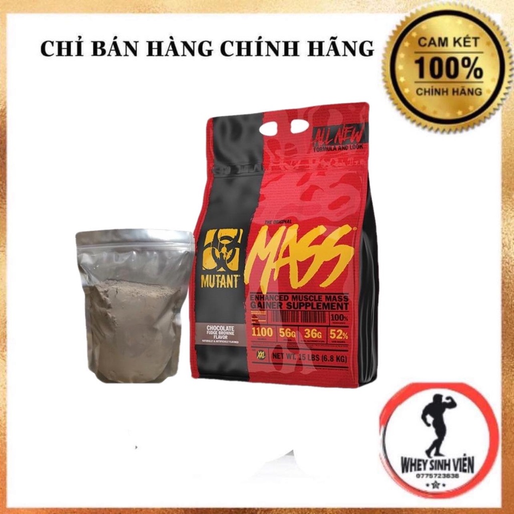 ( CHÍNH HÃNG ) Mutant Mass Sữa Dinh Dưỡng Tăng Cân Nhanh Mutant Mass 1Kg - Usa TẠI WHEY SINH VIÊN HẢI PHÒNG