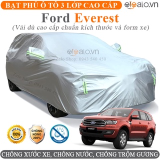 Bạt trùm che phủ dành cho xe FORD EVEREST vải dù oxford 3 lớp cao cấp - OTOALO