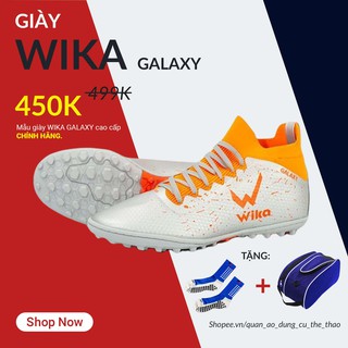 [CHÍNH HÃNG] Giầy đá banh sân cỏ nhân tạo Wika Galaxy chính hãng đẹp giá rẻ Khuyến Mại - Tặng Tất chống trượt + Túi