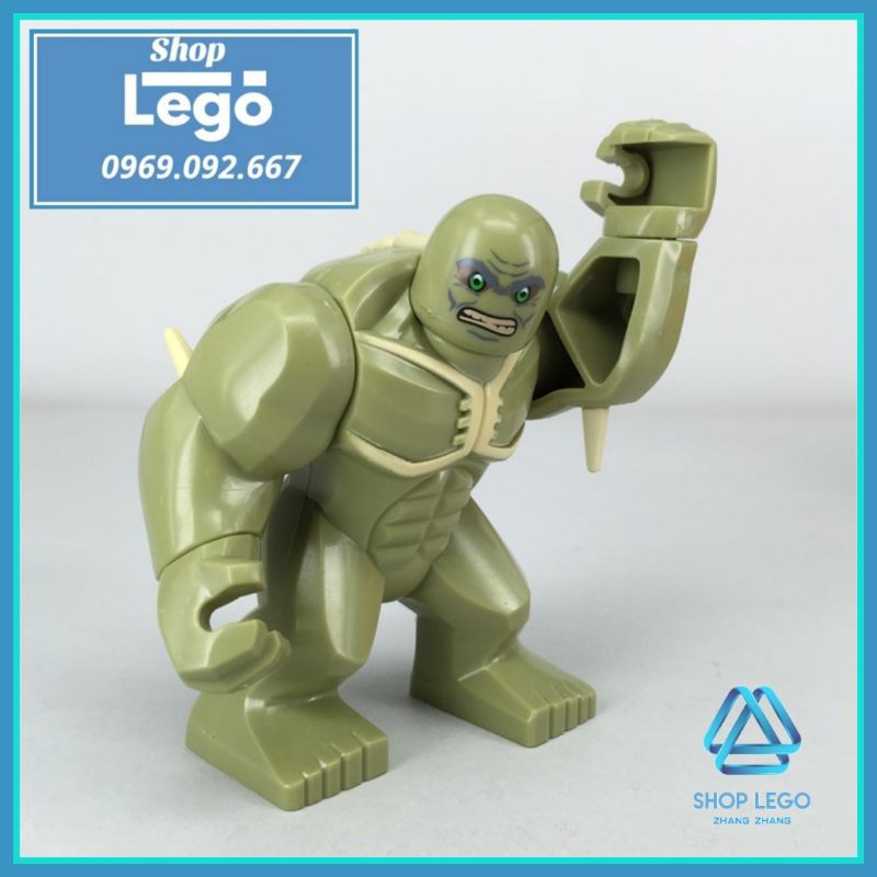 Xếp hình quái thú Abomination đối thủ của Hulk siêu anh hùng Marvel Lego Minifigures Kopf KF901