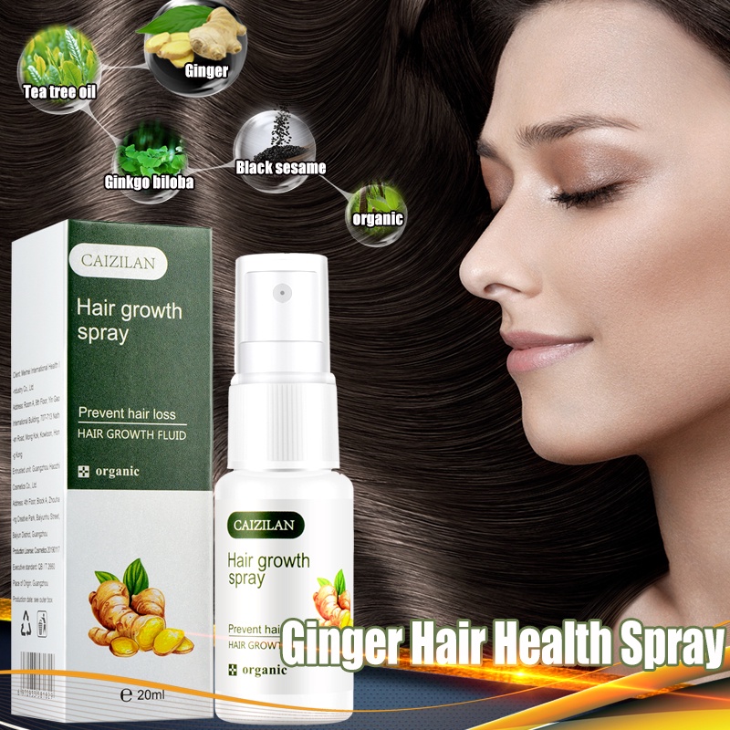 Xịt kích thích mọc tóc Ginger King chống rụng tóc tinh chất hà thủ ô Xịt  Tinh chất thảo dược chống rụng và làm đen tóc dưỡng tóc từ chân đến ngọn dầy tóc