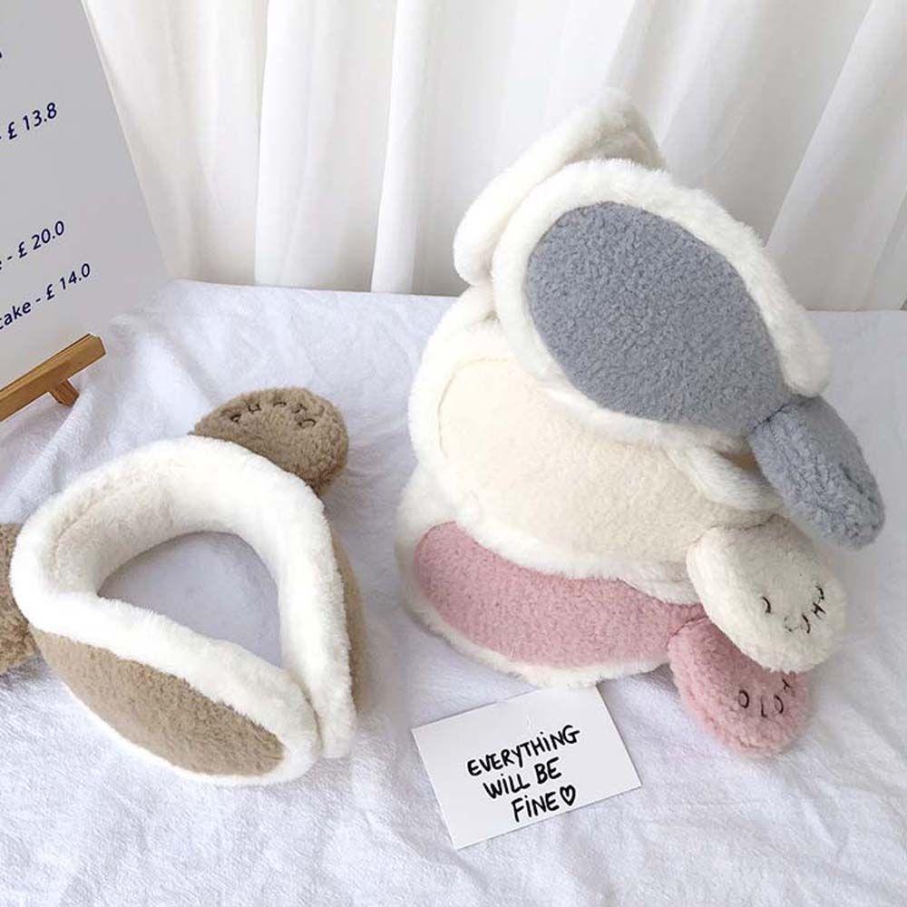 Anemone Đệm Tai Nghe Mềm Mại Họa Tiết Hoạt Hình Dễ Thương Bảo Vệ Lạnh Cho Nữ