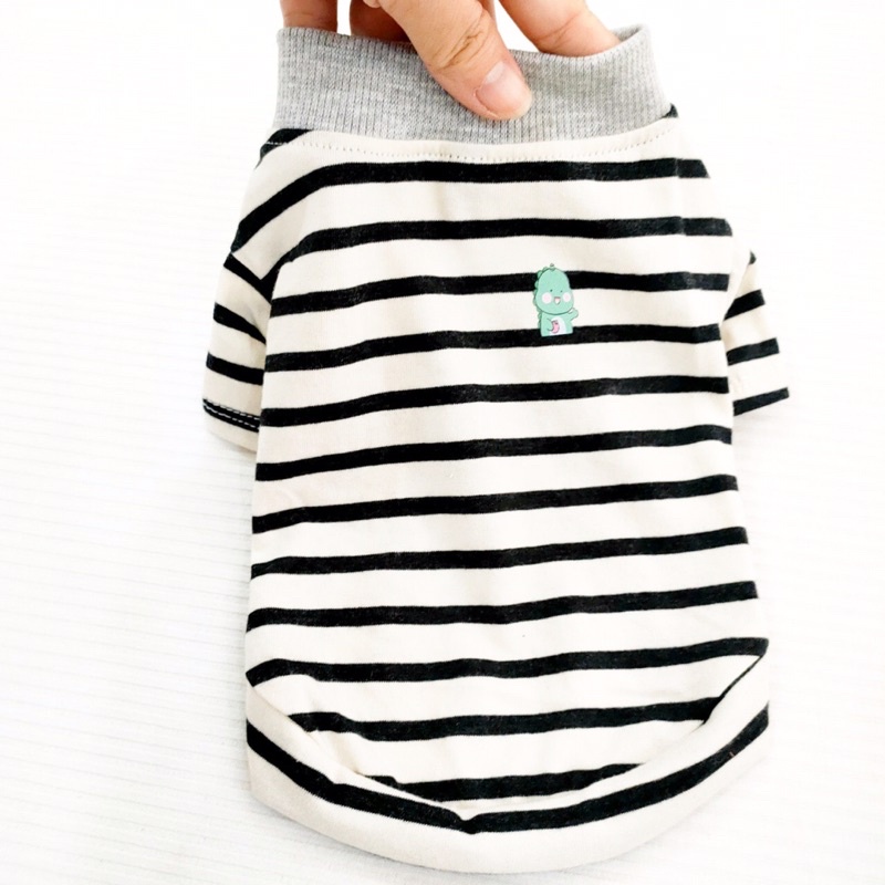 Áo thun sọc mùa hè thời trang dành cho thú cưng, Quần áo dành cho chó mèo LaLi Petfashion