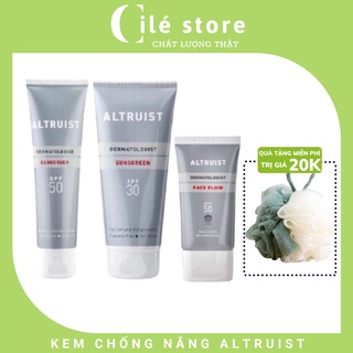 Kem chống nắng Altruist Dermatologist Suncreen SPF30 / SPF50