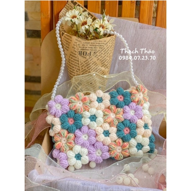 Dây ngọc đeo túi xách dài 60cm có móc 2 đầu dây