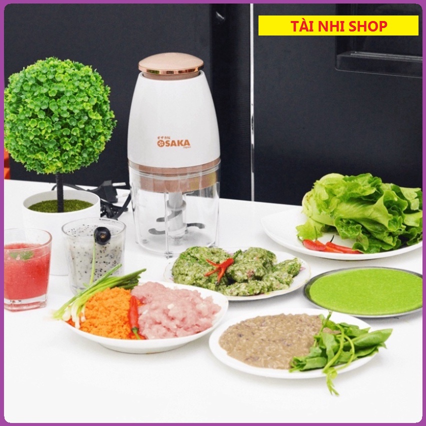 Máy xay thịt, xay cá, xay cua, xay đồ ăn dặm, máy xay đa năng OSAKA Nhật Bản - TÀI NHI