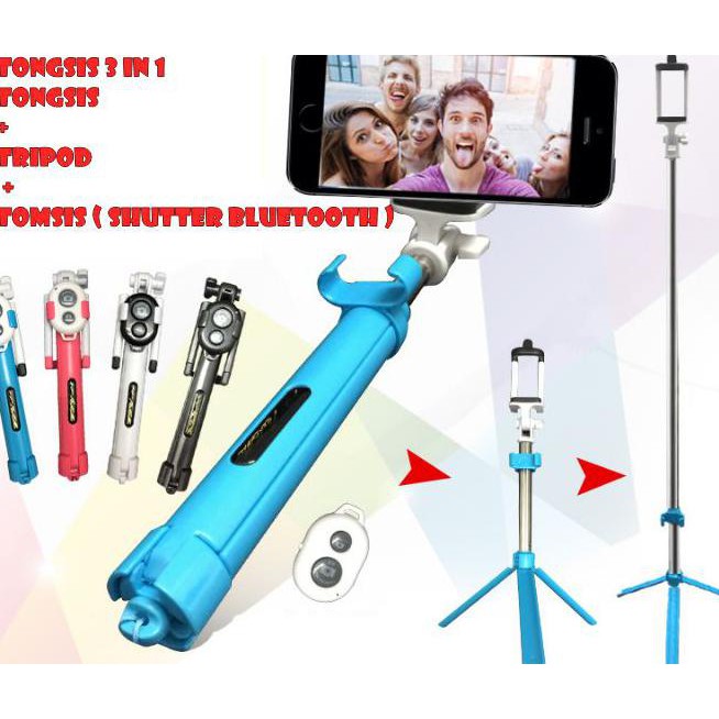 Unggualn! Gậy Selfie 3 Trong 1 Thiết Kế Thanh Lịch Hp | BigBuy360 - bigbuy360.vn