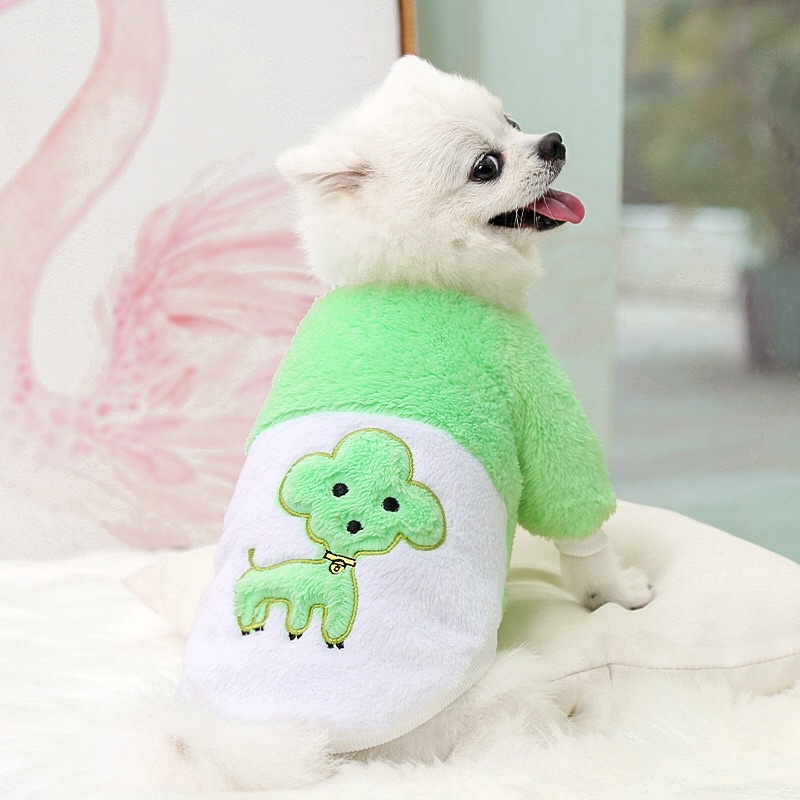 ÁO MÙA ĐÔNG LÔNG CỪU CHO THÚ CƯNG MẪU CHÓ POODLE