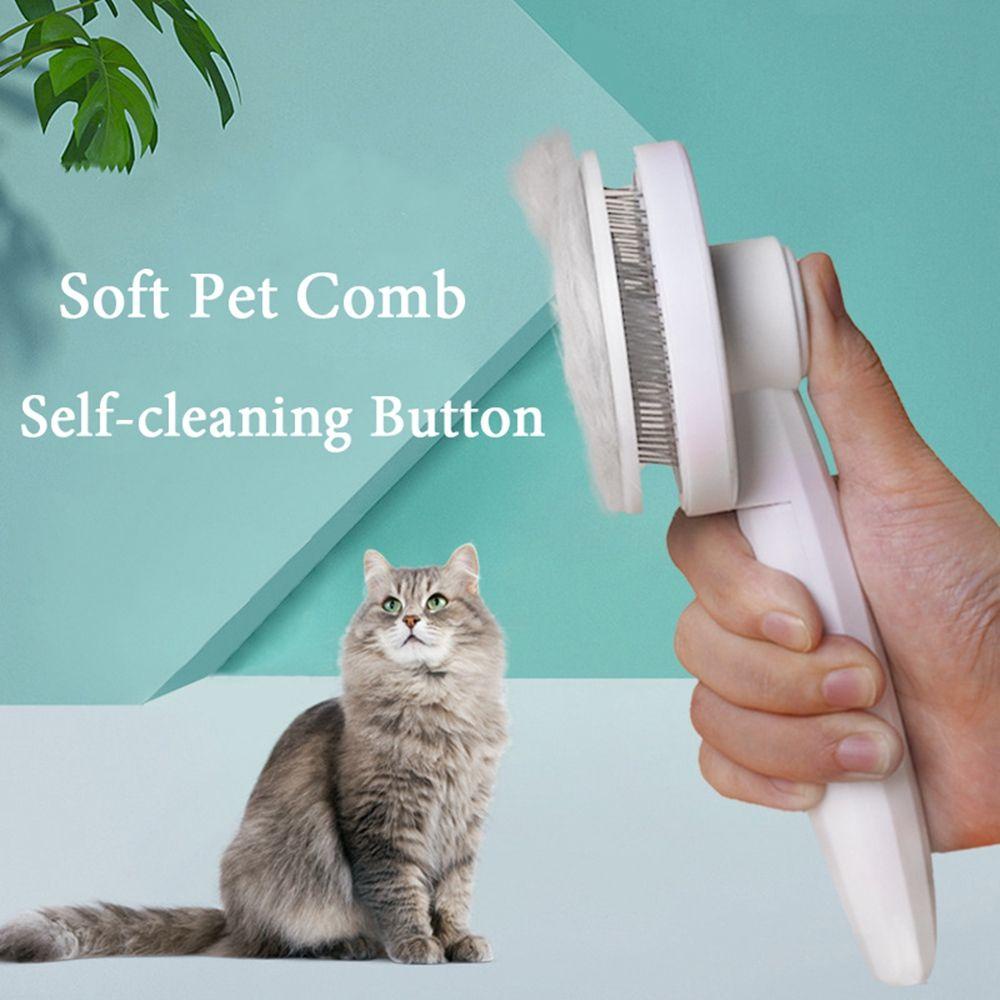 YIYU Lược Chải Lông Thú Cưng Cán Dài Tyrler1