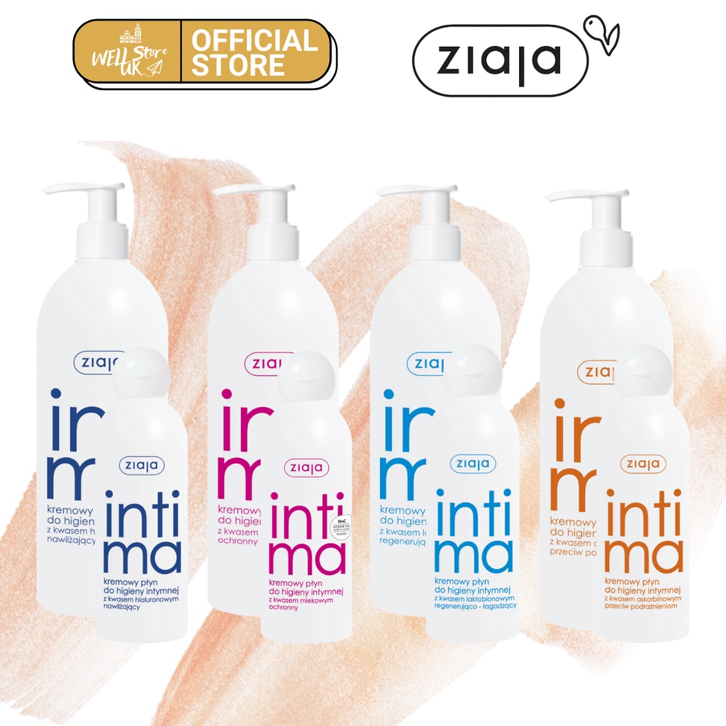 DUNG DỊCH VS PHỤ NỮ ZIAJA INTIMA 4 MÀU HỒNG, CAM, XANH NHẠT, XANH ĐẬM