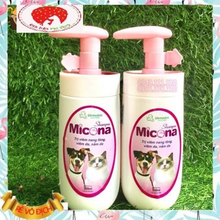 Sữa tắm phòng trị nấm, viêm da cho chó mèo Micona shampoo