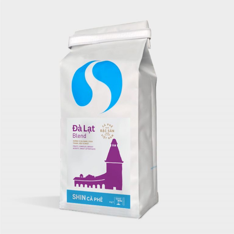 Cà phê Đà lạt Blend Espresso | Blend Phin - Thương hiệu Shin Cà Phê túi 250gr
