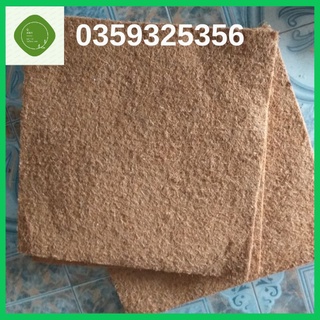 Thảm xơ dừa ép dùng làm giá thể giữ ẩm cho cây trồng kích thước 50x50 cm