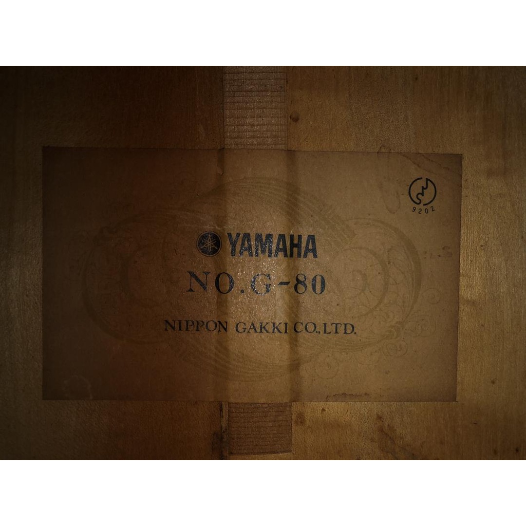 Secondhand Guitar, đàn Guitar Classic cũ Yamaha G80A chính hãng Japan