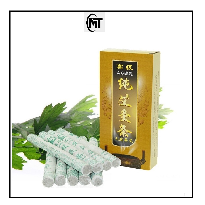 Nhang ngải cứu nhung [Điếu ngải cứu][Hộp 10 điếu ngải]