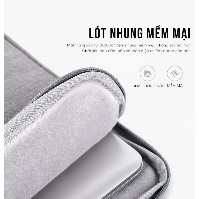 Túi chống sốc laptop, macbook Canvas Artisan – Basic Plus II