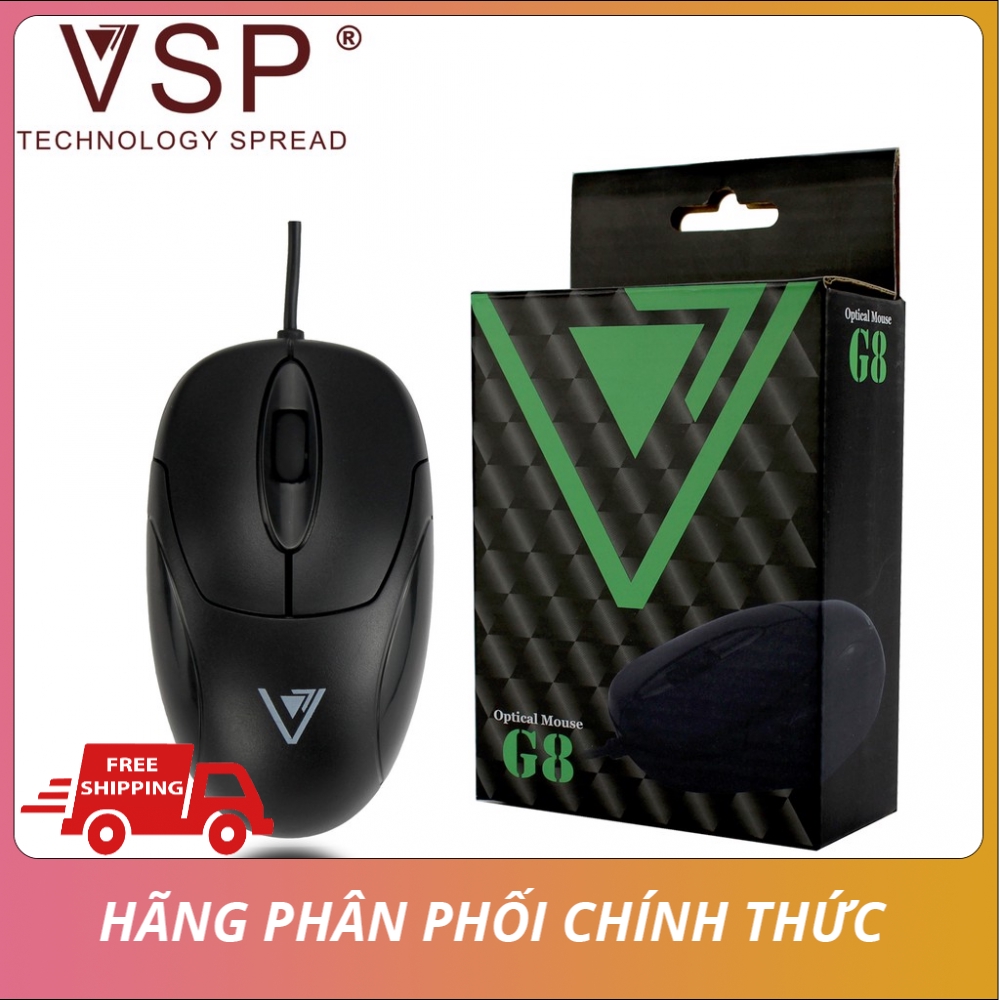 Chuột máy tính Vision G8 - Chính hãng VSP bảo hành 24 tháng 01 đổi 01