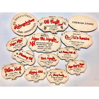 bảng tên shop - thiết kế theo yêu cầu