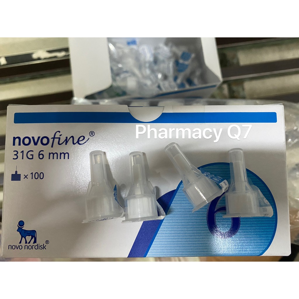 Nguyên hộp đầu kim Novofine 31 G 6mm 100 cái Nhật Bản