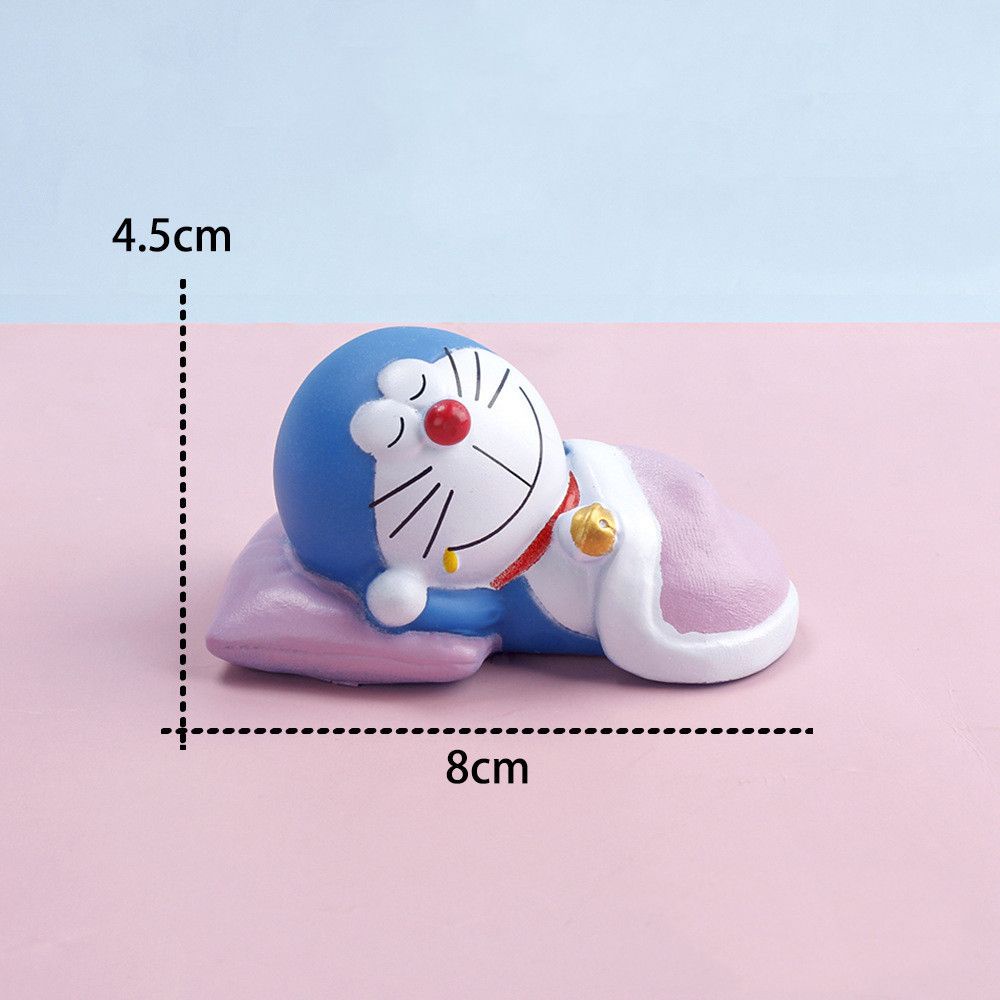 Mô hình nhân vật hoạt hình Doraemon đa dạng trang trí bánh kem