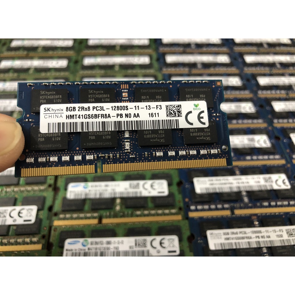 RAM Laptop Hynix Samsun 8GB DDR3 Bus 1600MHz PC3L-12800 1.35V Dùng Cho MacBook Máy Tính Xách Tay Bảo Hành 3 Năm 1 Đổi 1 | WebRaoVat - webraovat.net.vn