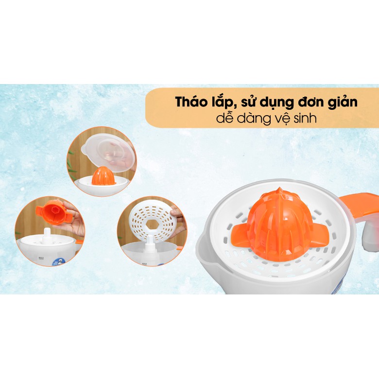 Máy vắt cam Bluesstone CJB-1127, Công suất 30W, Nhựa PP an toàn sức khỏe, Bảo hành 24 tháng
