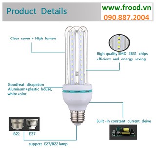 Bóng đèn LED 4U 24w E27