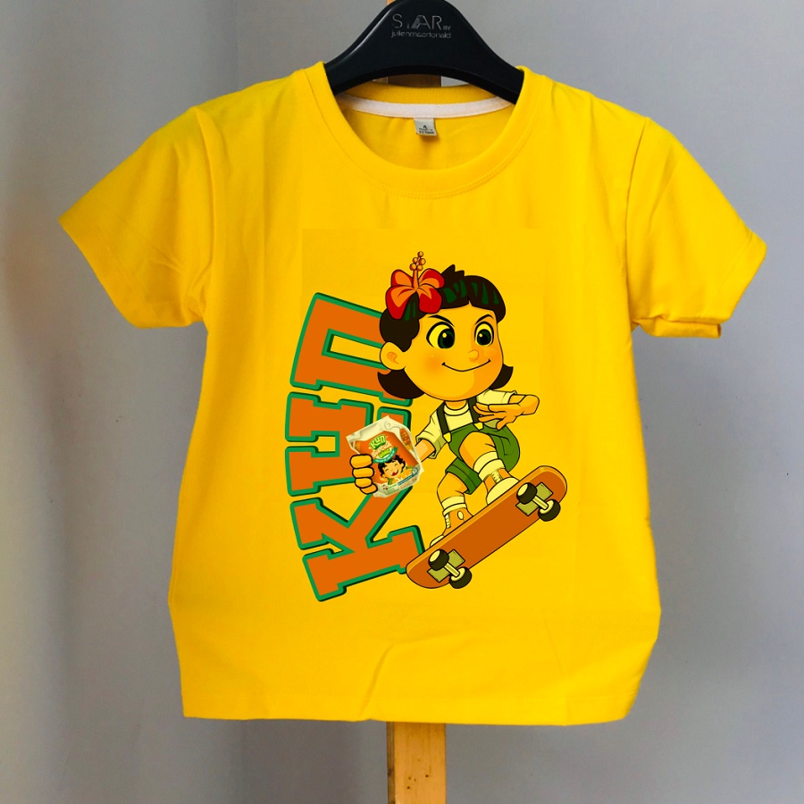 Áo phông cho bé in hình sữa kun anh chớp chớp tám tuốt bé trai bé gái cực thích