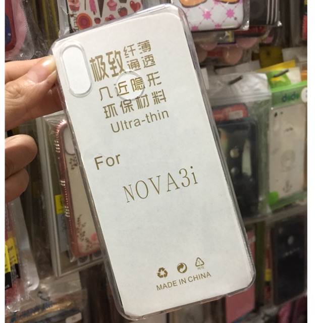 Ốp huawei nova 3I dẻo mỏng silicon trong suốt