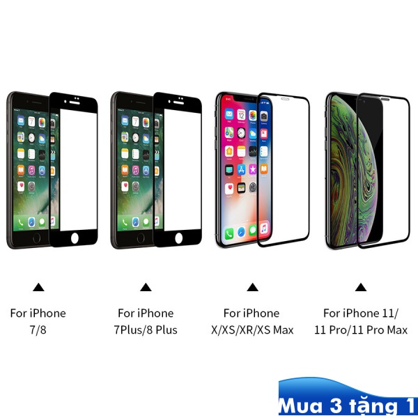 Kính Cường Lực 21D For iPhone 5 5S 6 6S 7 8 SE 11 X XR XS 12 13 Mini Pro MAX Plus Samsung A10 A10S M10 A80 A90 A71 A80S A81 A20 A50 A40S
