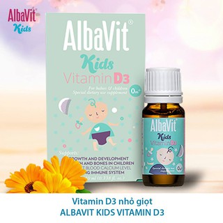 Vitamin D3 nhập khẩu chính hãng nhỏ giọt cho trẻ sơ sinh, giúp bé hấp thu tối đa canci, tăng trưởng chiề
