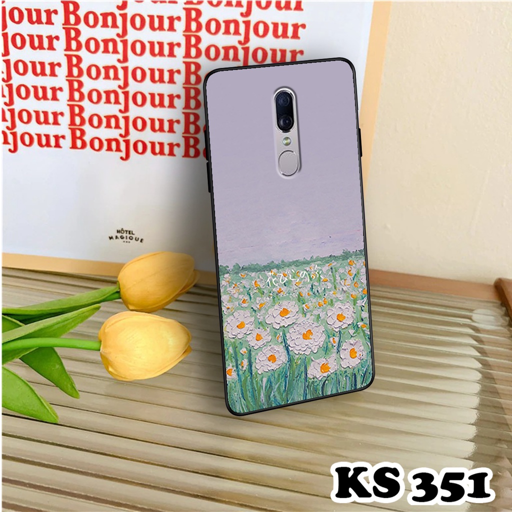 Ốp lưng Oppo F11 - Oppo F11 Pro - Ốp in hình Cánh đồng hoa - Chất liệu TPU siêu bền