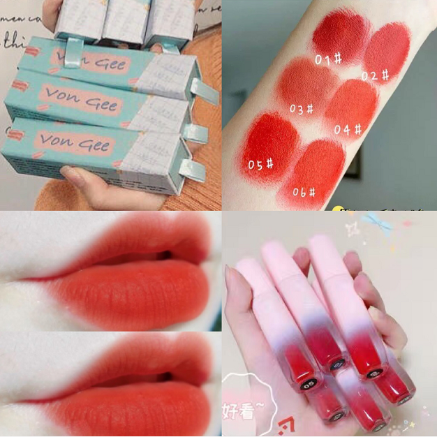 [Hàng mới về] Son môi Vongee có dưỡng màu mịn lâu trôi xinh xắn | BigBuy360 - bigbuy360.vn