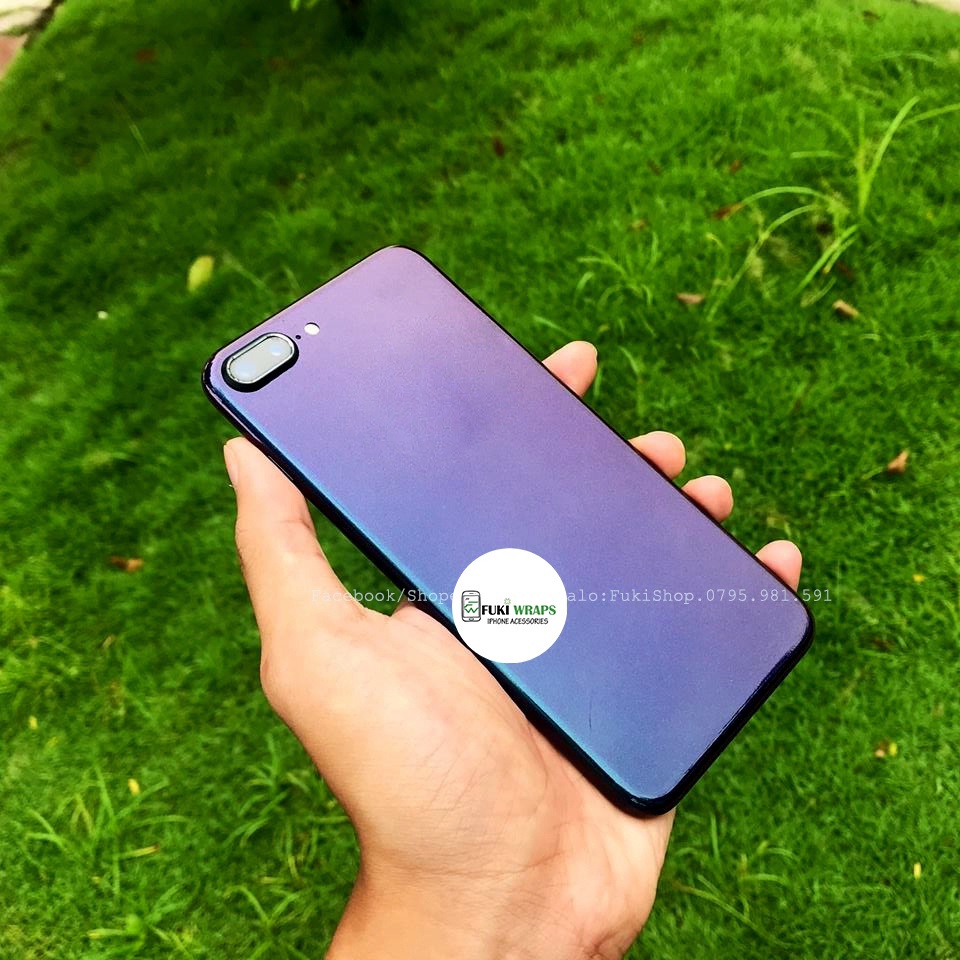Tấm Dán Skin mặt sau Glossy Deep Space Chameleon Dành cho 5 6 7 8 6plus 7plus 8plus X XS XR XSMAX 11 PRO MAX