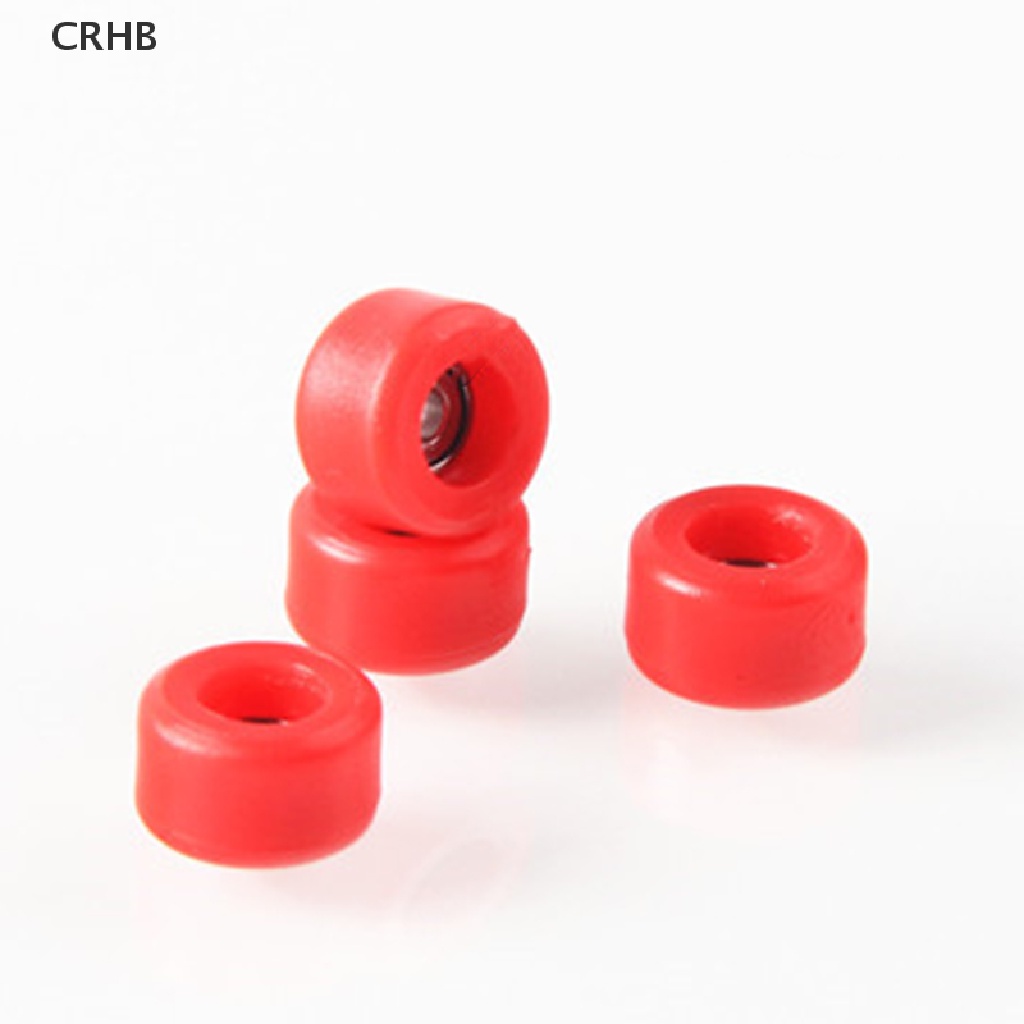 Bộ 4 bánh xe chất liệu PU và kim loại Urethane CNC cho ván trượt ngón tay CRHB
