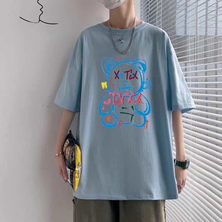 Áo thun unisex KHỔNG HIỀN from rộng cổ tròn tay lỡ freesize 38-70kg hot trend 2021 | BigBuy360 - bigbuy360.vn