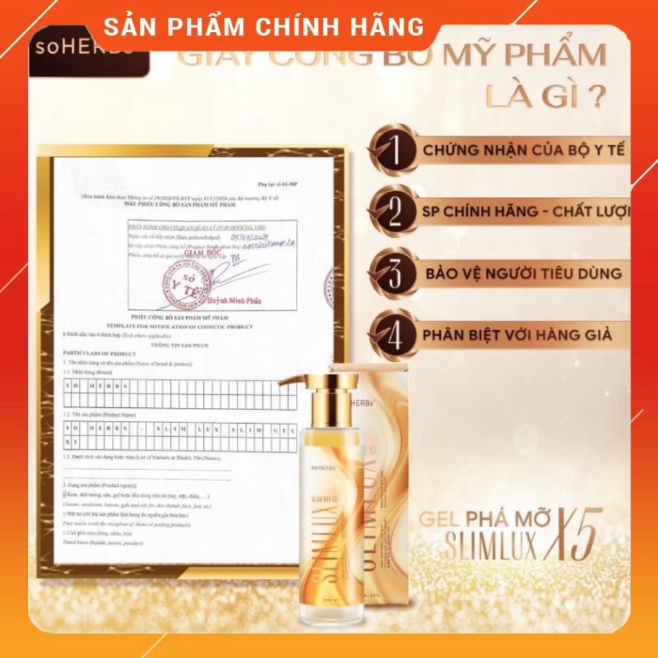 𝐆𝐞𝐥 𝐭𝐚𝐧 𝐦𝐨̛̃ 𝐛𝐮̣𝐧𝐠 SIimLux 𝐗𝟓 𝐒𝐥𝐢𝐦 𝐋𝐮𝐱 𝐒𝐨𝐡𝐞𝐫𝐛𝐬 200ml chính hãng