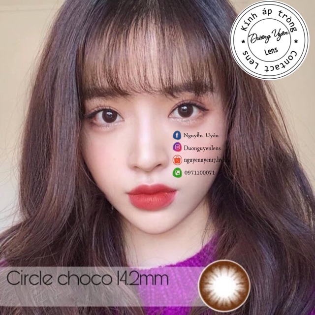 🔥[ Ảnh Thật ] Lens Vassen Circle Choco 14.2mm 0-6 độ Hàn Quốc - DUONGUYENLENS - Chất Lượng Hàng Đầu...