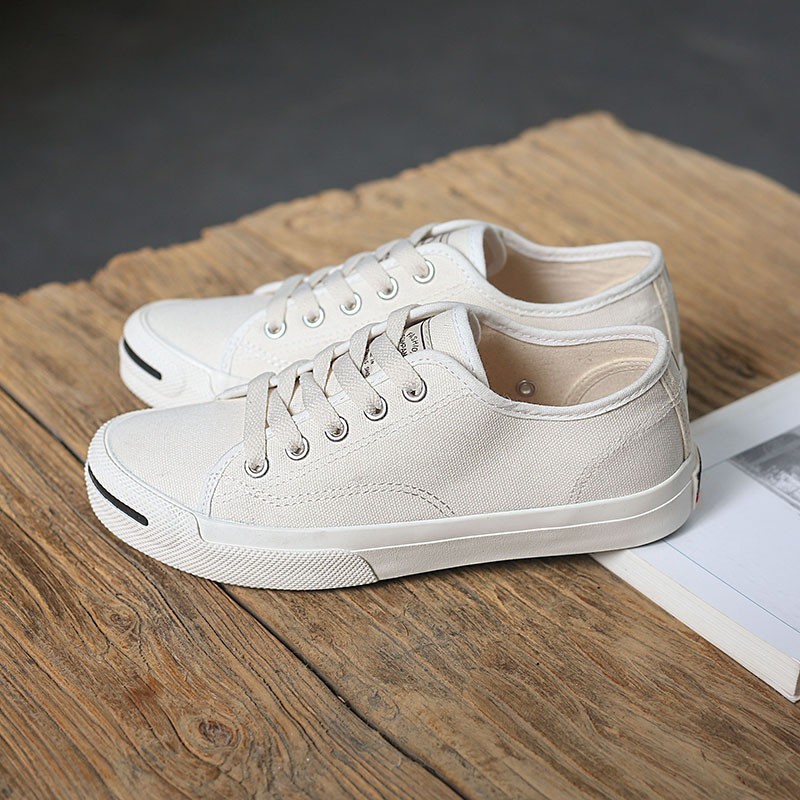 Mới Giày Thể Thao Nữ Vải Bạt Thời Trang Hàn
