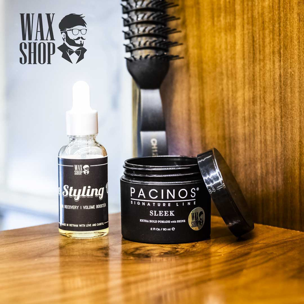 Sáp Vuốt Tóc Sleek Pacinos ⚡ [Chính Hãng] ⚡ Dùng Để Đi Chơi, Đi Tiệc. Cực Lịch Lãm. Giữ Nếp 24 Tiếng + Kèm Quà Tặng