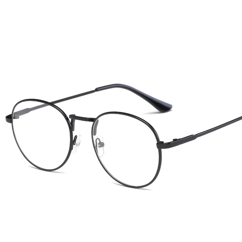 Kính Mắt Gọng Kim Loại Tròn Unisex