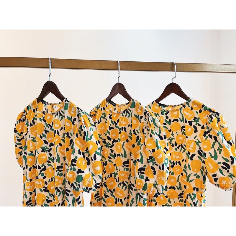 [Mã FATHANG5 giảm 10K đơn 50K] Đầm thô hoa vàng | BigBuy360 - bigbuy360.vn